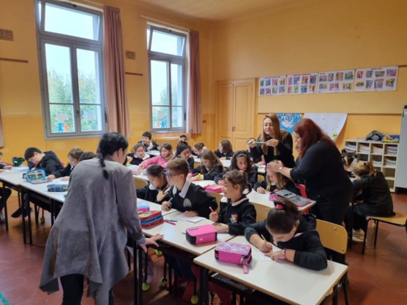 Incontro alla Scuola Primaria di Balzola con Elisa